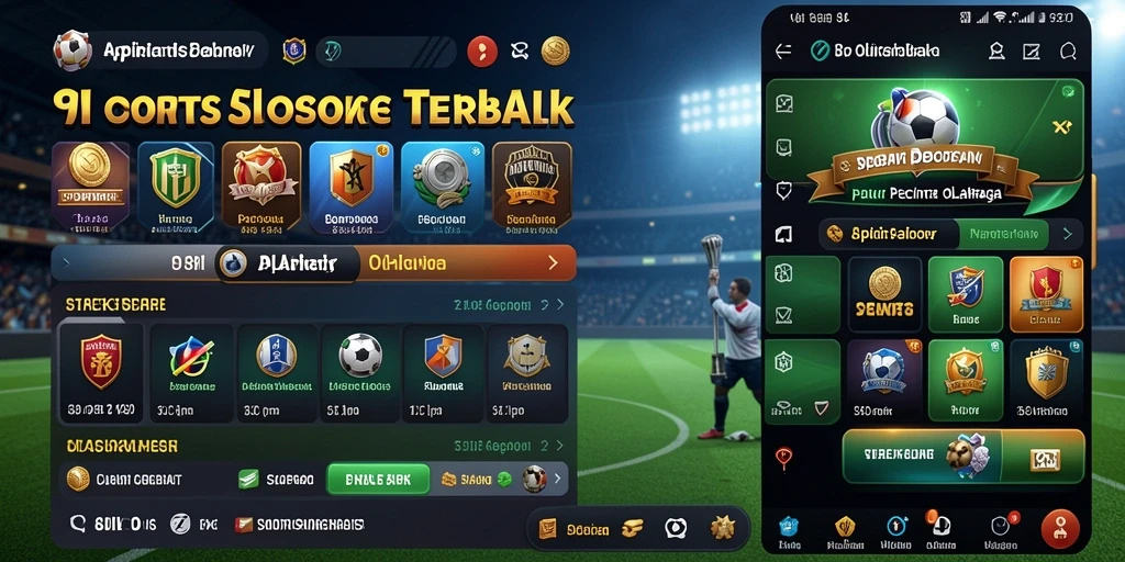 Tampilan gameplay taruhan di aplikasi Sportsbook 8II.