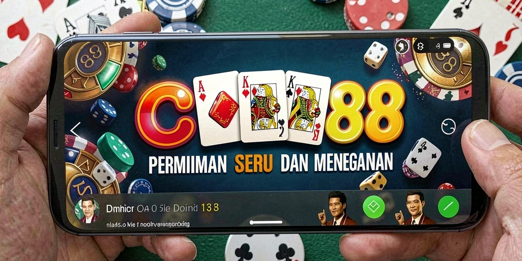Tampilan screenshot utama COCOL88 menampilkan gameplay Domino yang menarik.