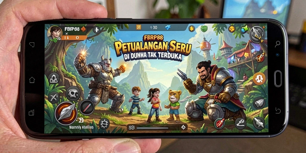 Tangkapan layar FBRP88 menampilkan gameplay penuh aksi di lingkungan yang menakjubkan.