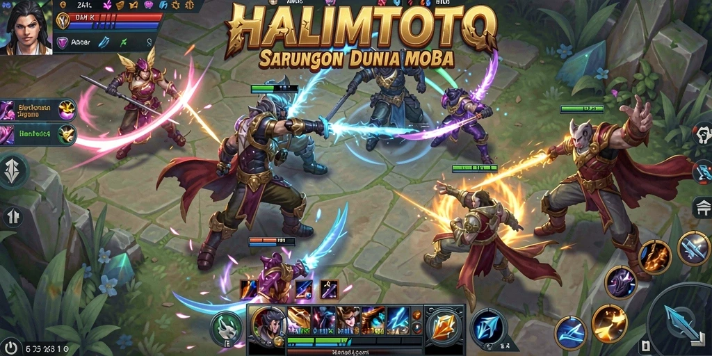 Gameplay seru dan strategis di HALIMTOTO.