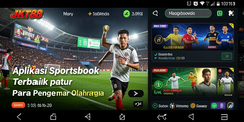 Screenshot utama JKT88 menampilkan antarmuka taruhan olahraga yang menarik.