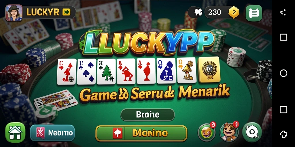 Gameplay seru dari LUCKYRP dengan domino yang menantang.