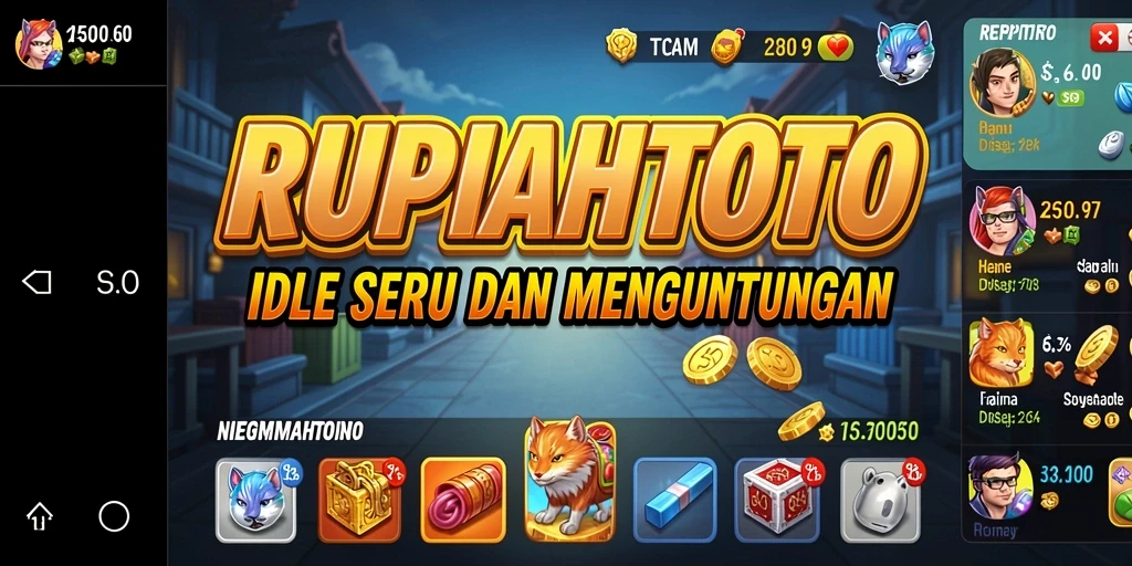 Tampilan gameplay RUPIAHTOTO yang menarik dan mengasyikkan.