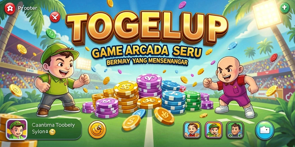 Tampilan gameplay seru dari TOGELUP yang penuh tantangan.